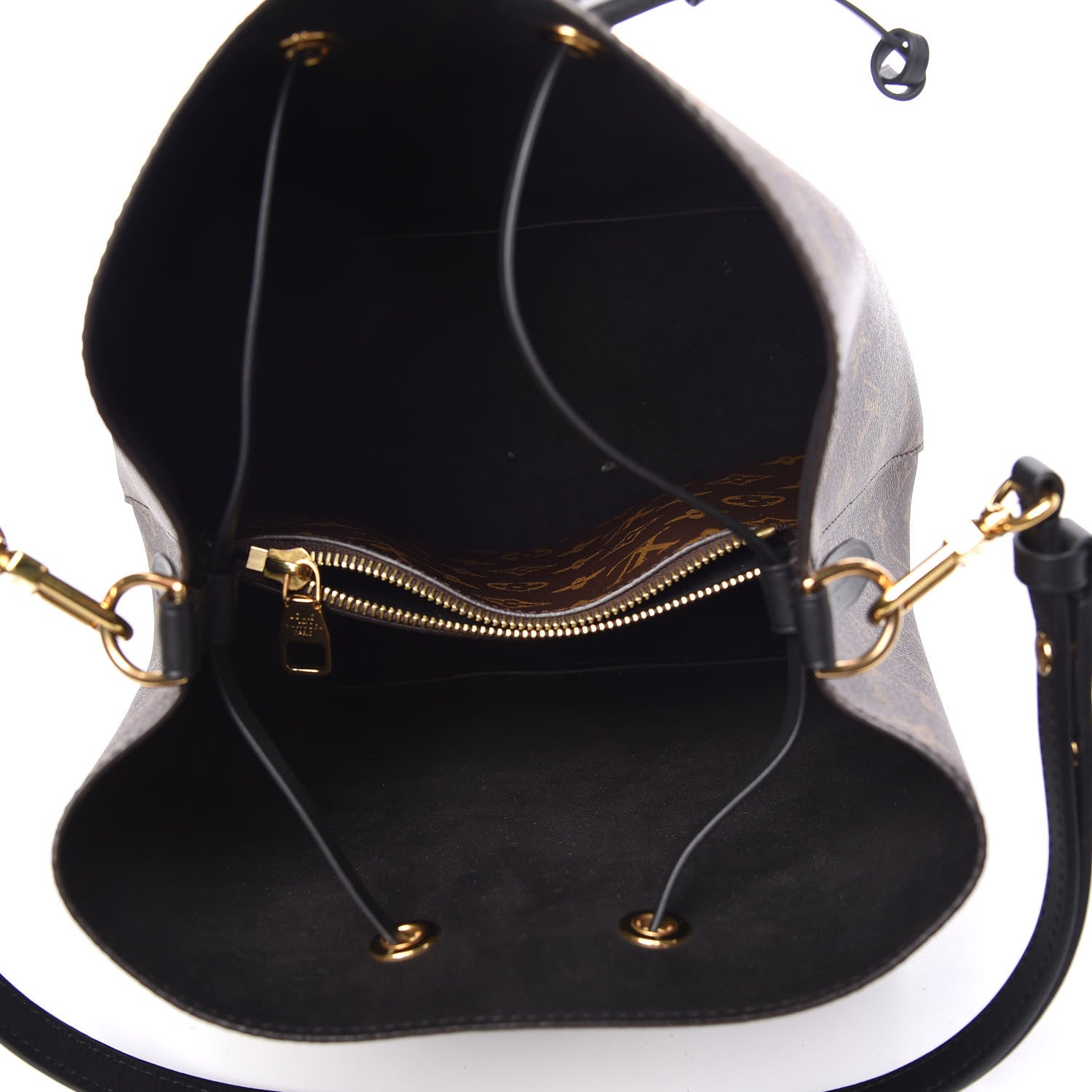 Louis Vuitton Monogram Neonoe MM Black 5 of 10