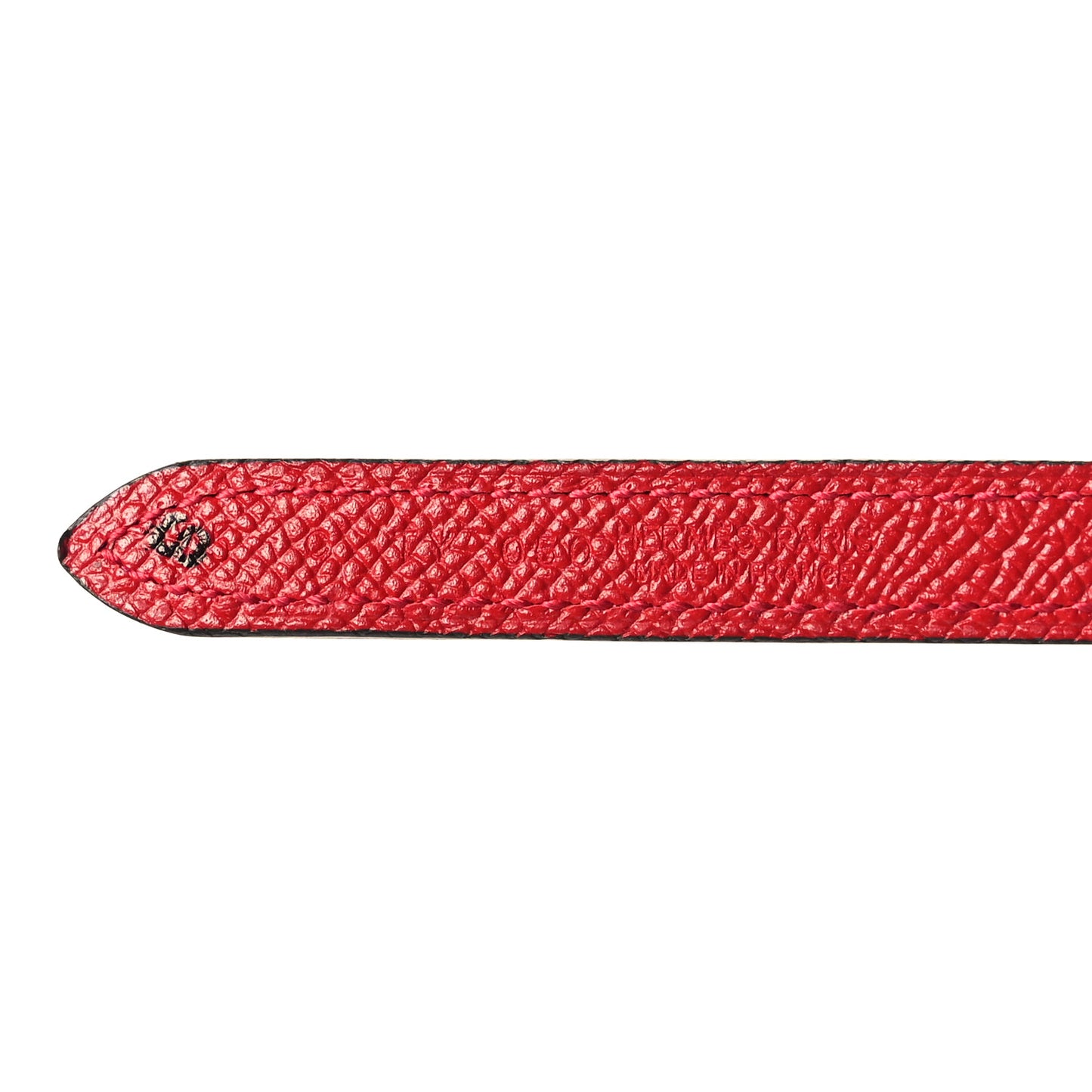 Epsom Swift 13mm H Medor Belt 80/32 Rouge Casaque Magnolia