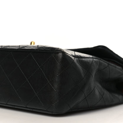 Chanel Lambskin Quilted Medium Double Flap Black 9 of 9