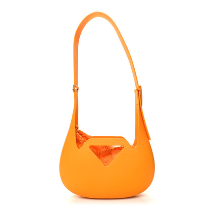 Bottega Veneta Rubberized Canvas Punch Tote Tangerine 1 of 9