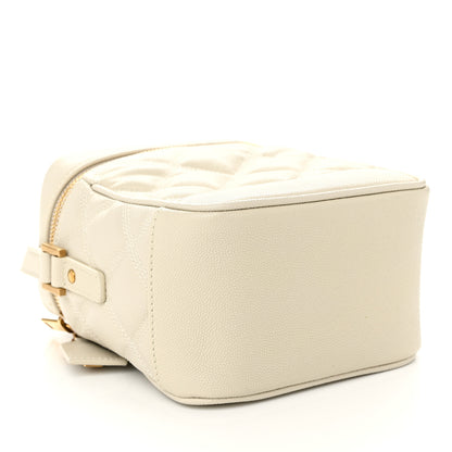 Saint Laurent Grain de Poudre Quilted 80's Vanity Bag Crema Soft 4 of 9