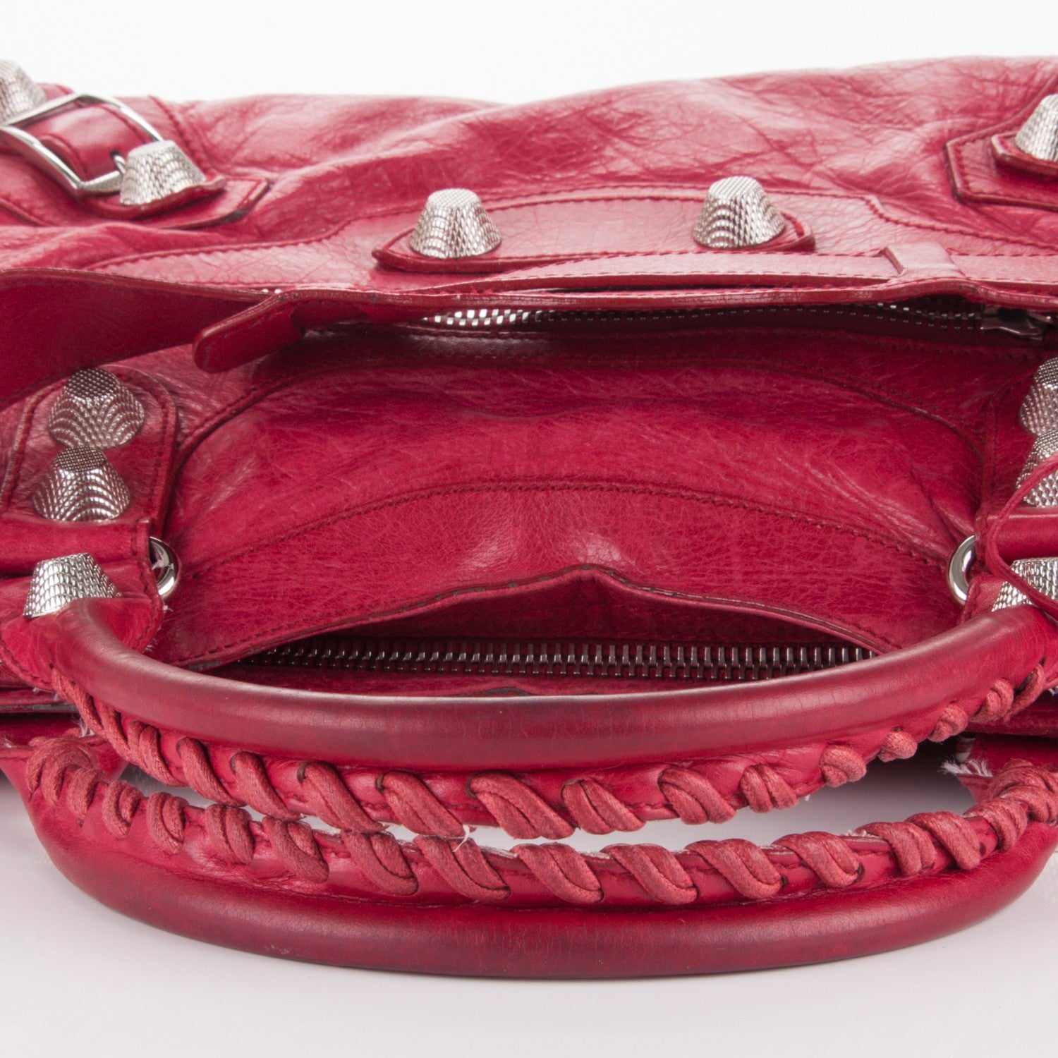 Balenciaga Agneau Giant 21 Silver Hardware City Pourpre 9 of 9