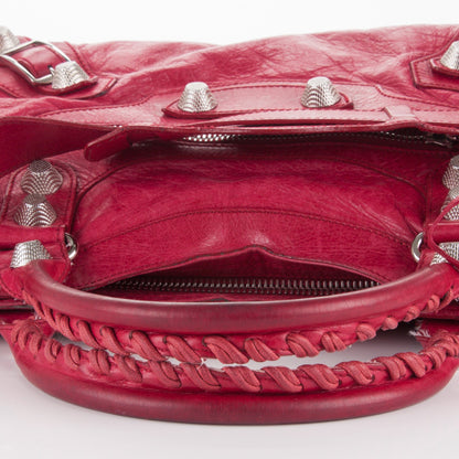 Balenciaga Agneau Giant 21 Silver Hardware City Pourpre 9 of 9