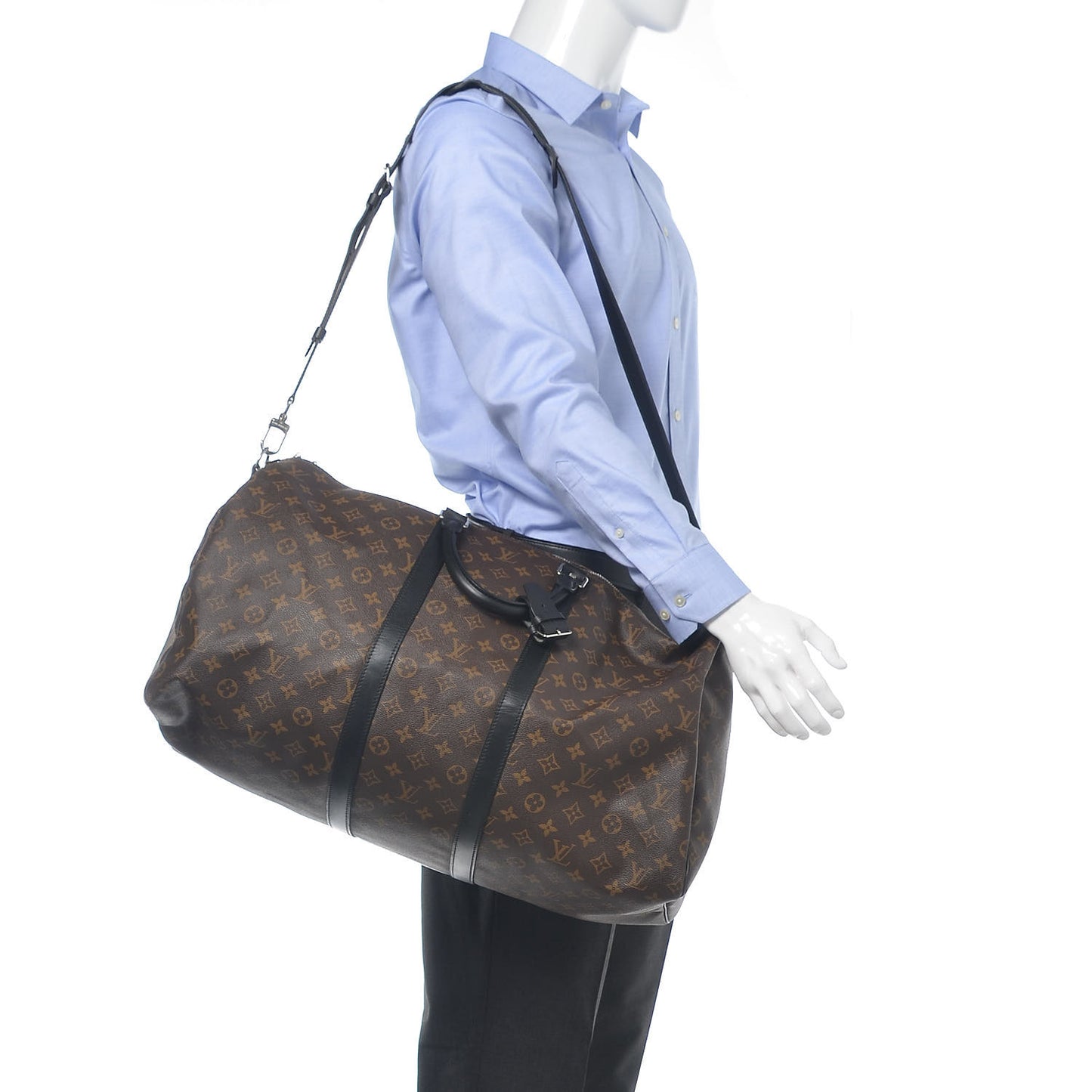 Monogram Macassar Keepall Bandouliere 55