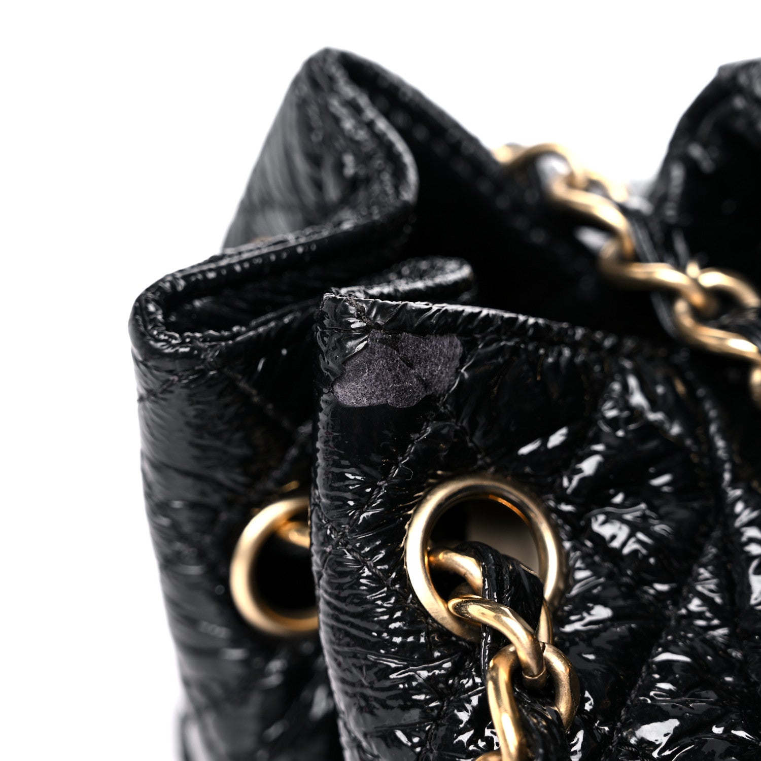 Chanel Vinyl XXL Rock and Chain Flap Black 20 of 20