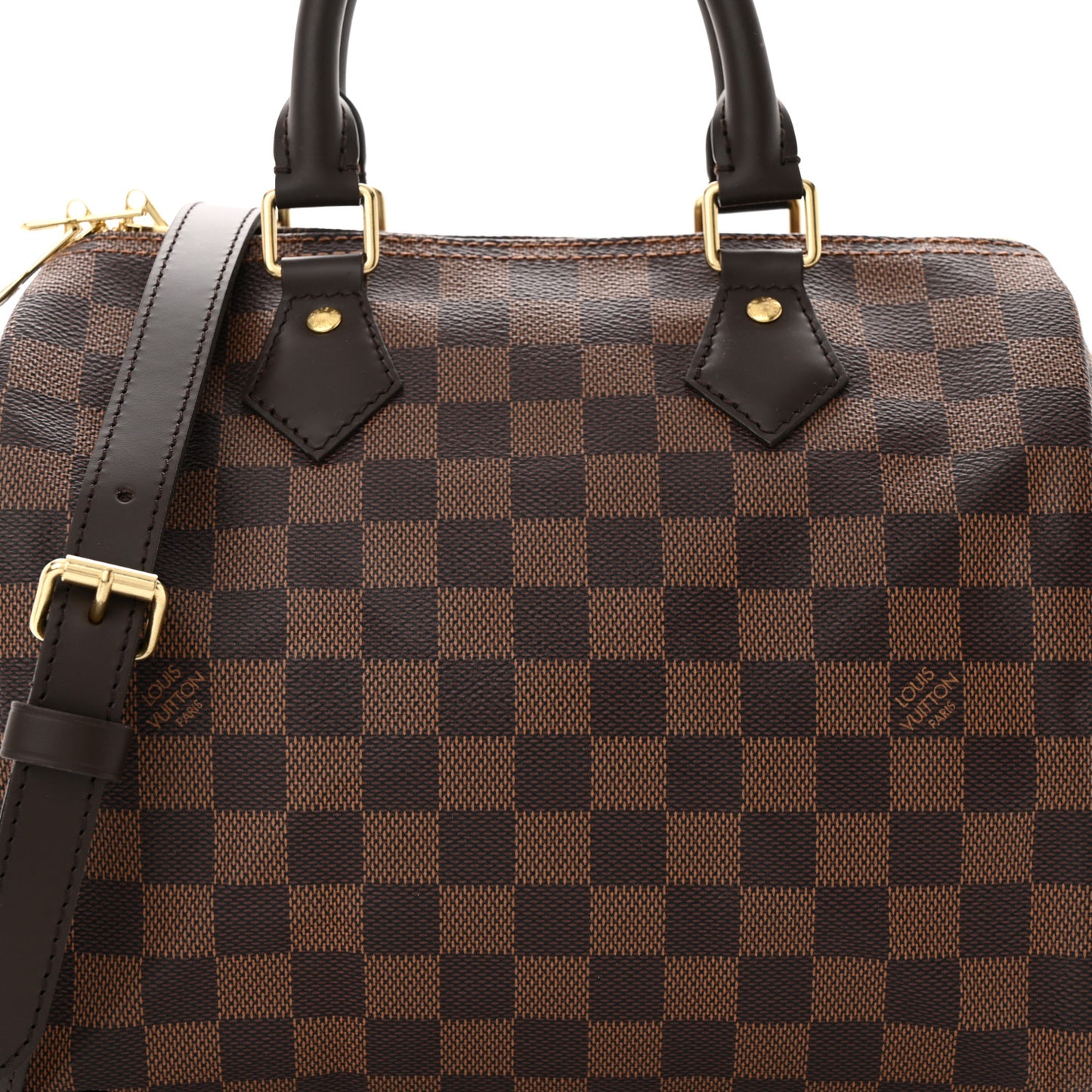Damier Ebene Speedy Bandouliere 25