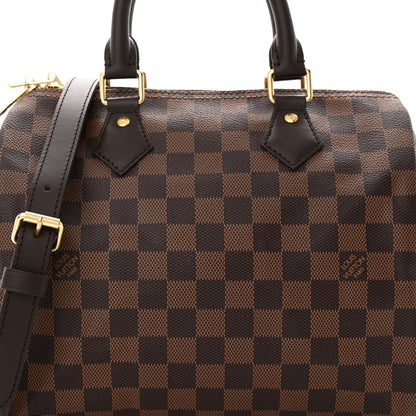 Louis Vuitton Damier Ebene Speedy Bandouliere 25 7 of 9