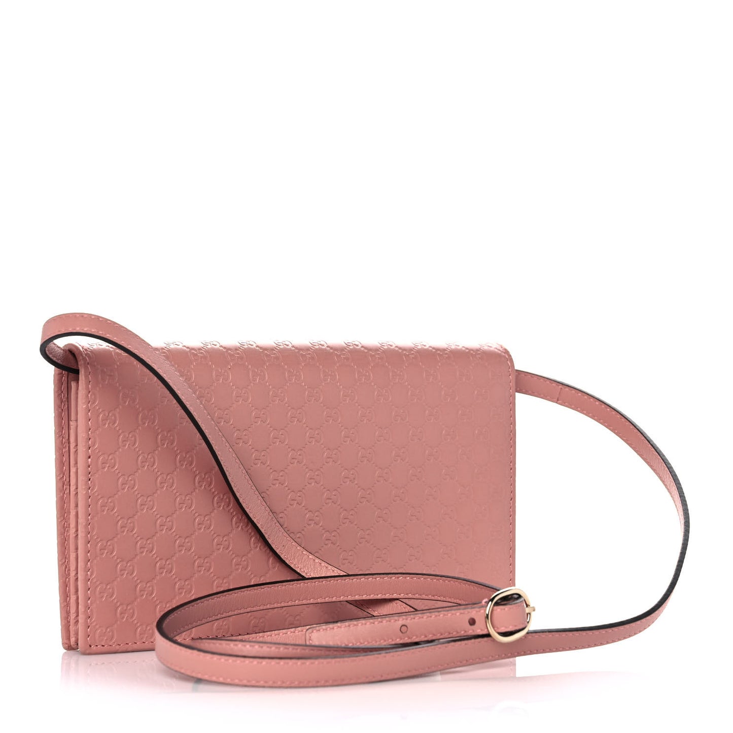 Microguccissima Crossbody Wallet Soft Pink
