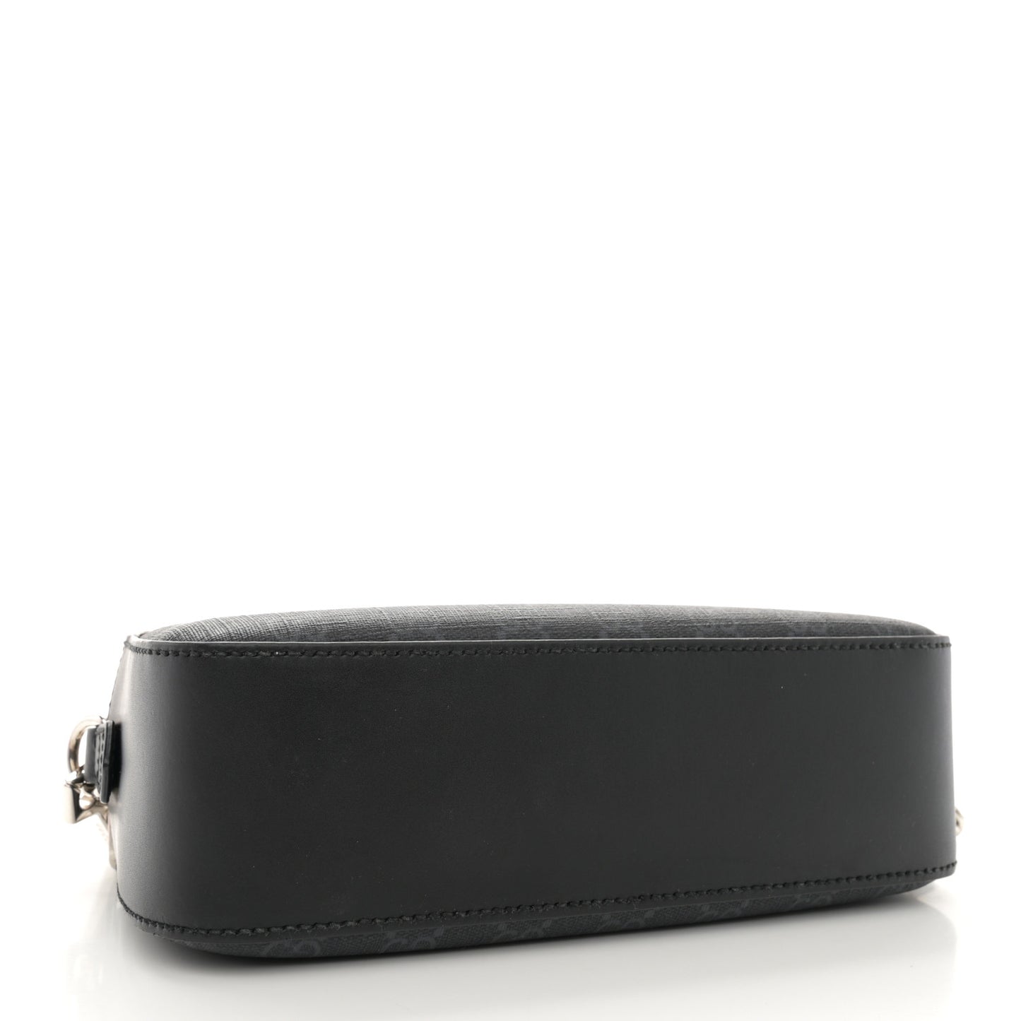 GG Supreme Monogram Web Shoulder Bag Black Grey