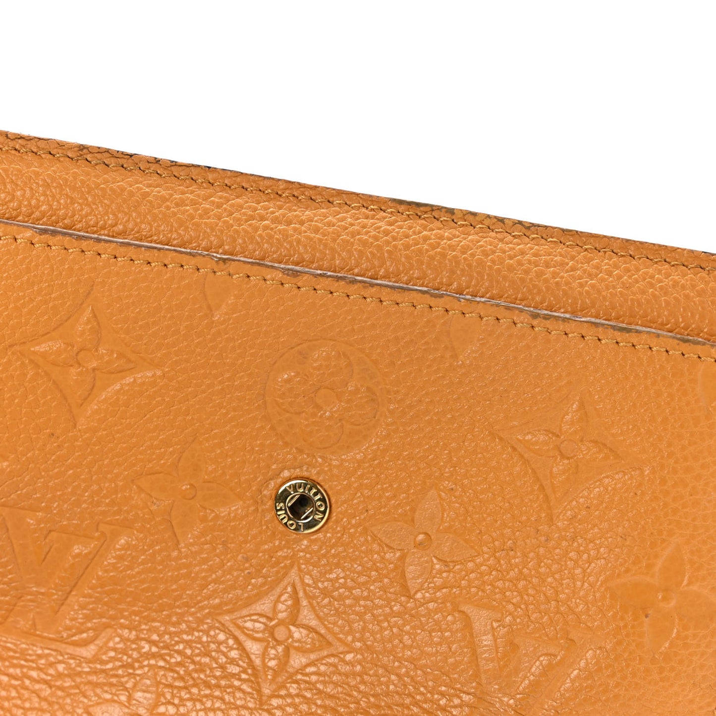 Empreinte Compact Curieuse Wallet Safran