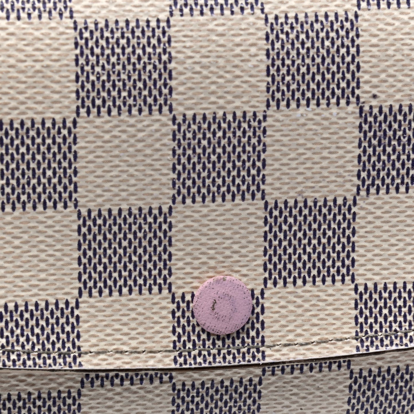 Damier Azur Emilie Wallet Rose Ballerine