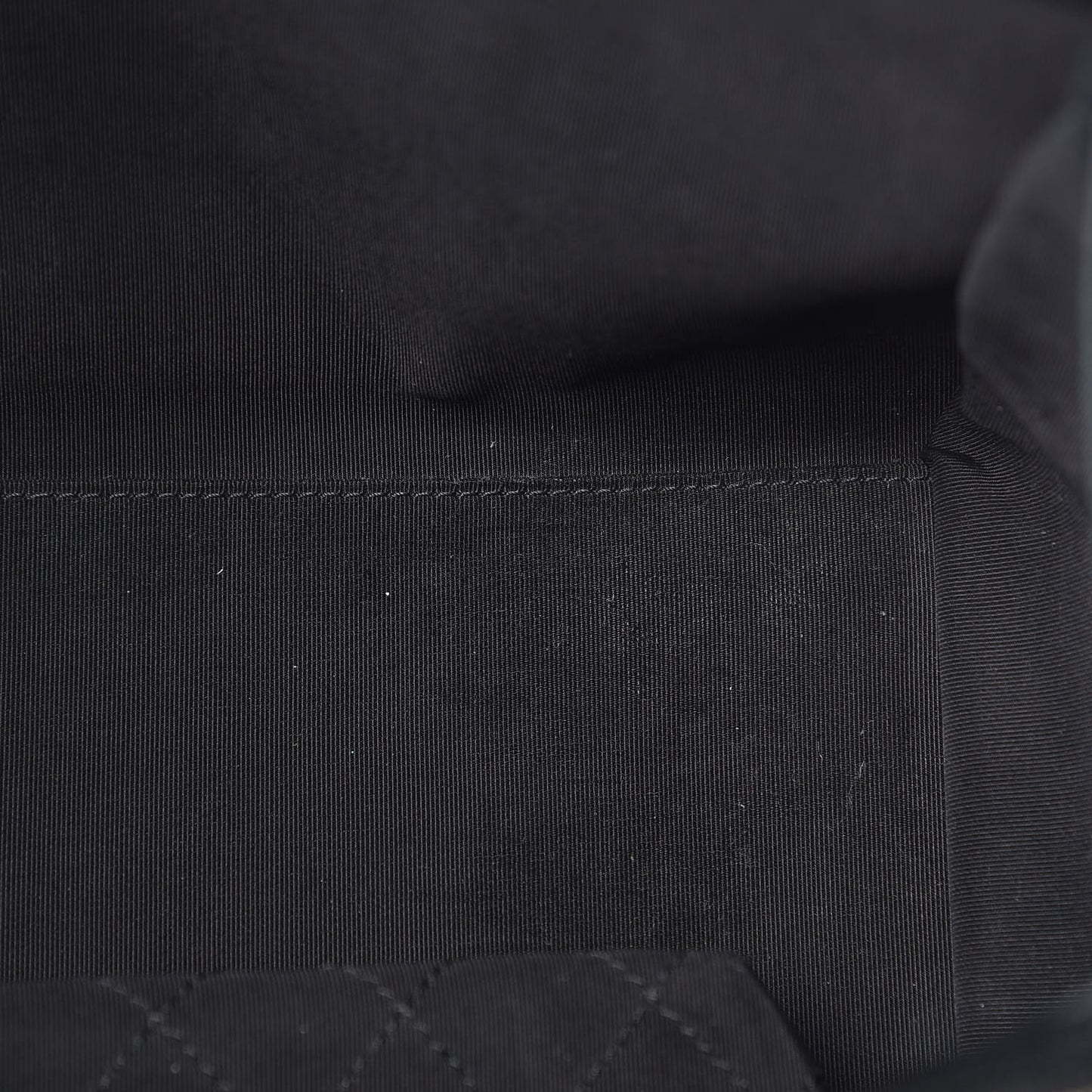 Caviar Stitched Shopping Tote Black