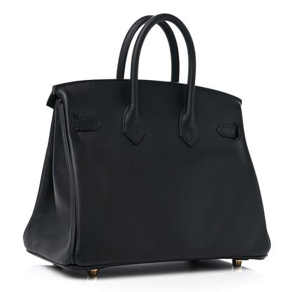 Hermes Swift Birkin 25 Black 2 of 10