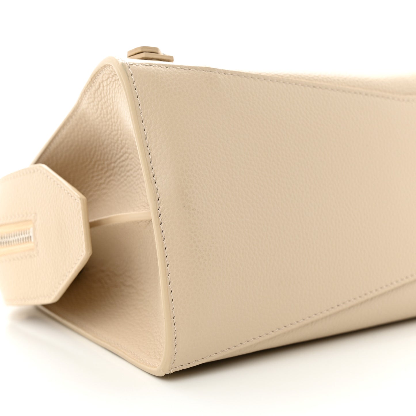 Grained Calfskin Neo Classic Silver Hardware S City Cream