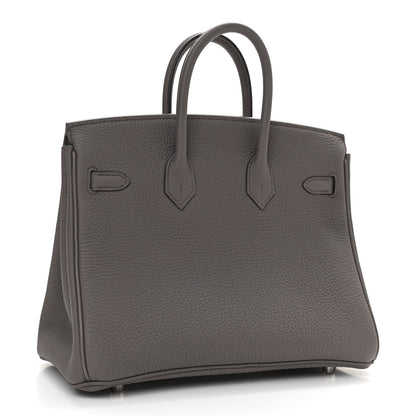 Hermes Togo Birkin 25 Etain 3 of 11