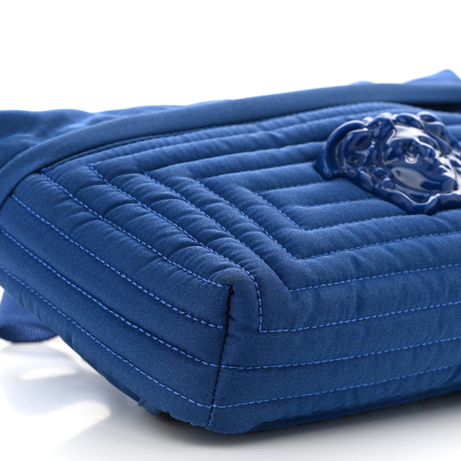 Versace Nylon Palazzo Medusa Belt Bag Blue 8 of 10