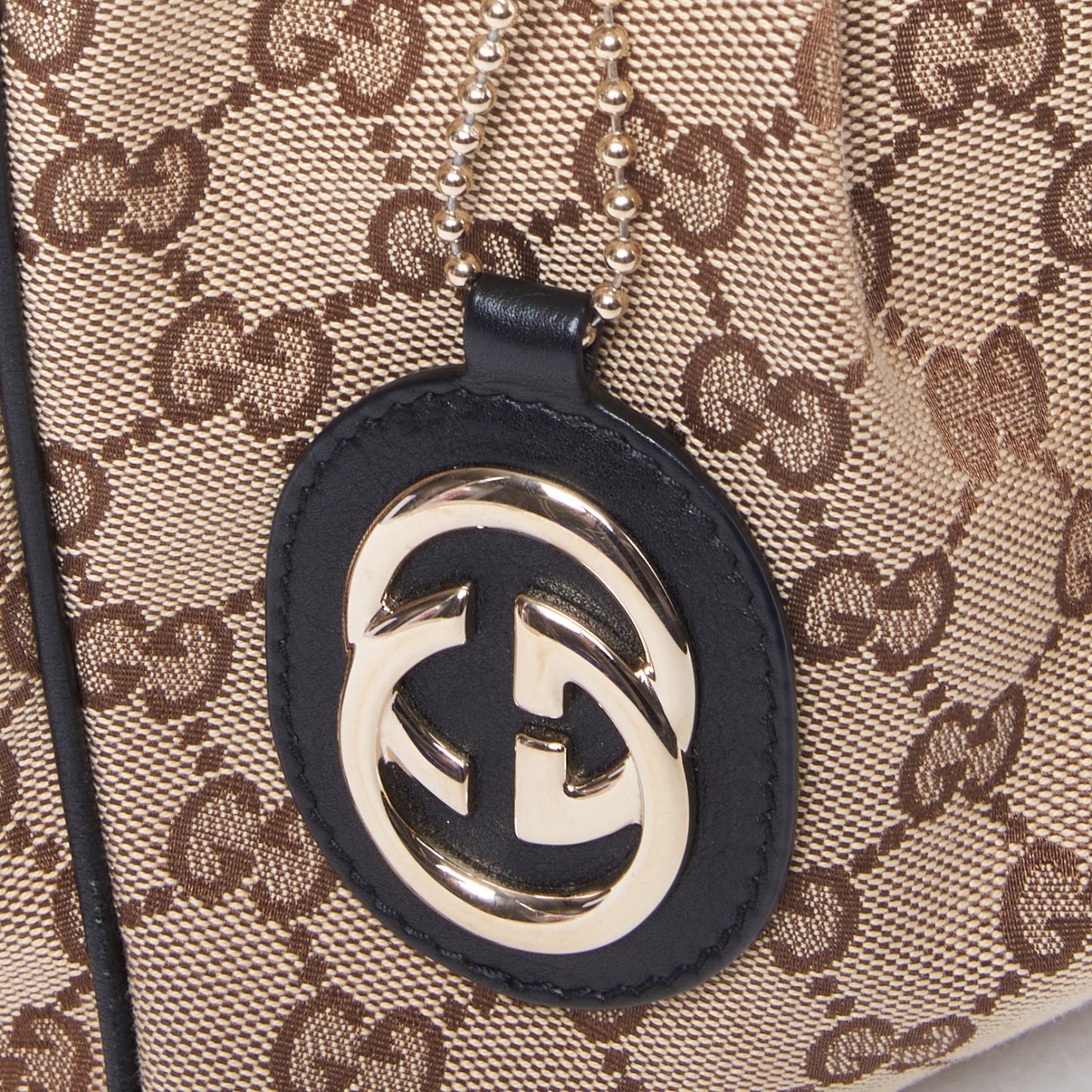 Monogram Medium Sukey Tote Black
