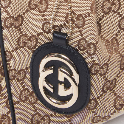 Gucci Monogram Medium Sukey Tote Black 7 of 8