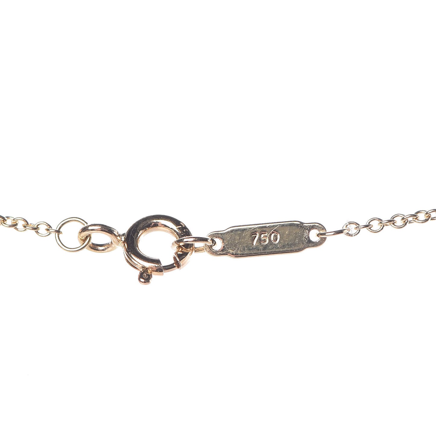 18K Yellow Gold Diamond Small Cross Pendant Necklace