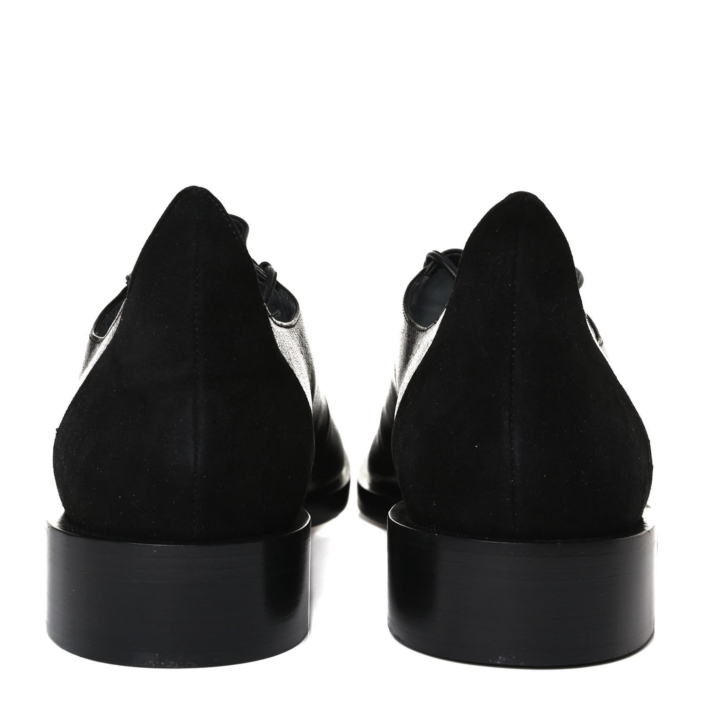 Grained Calfskin Suede GV3 Derby Shoes 40 Black