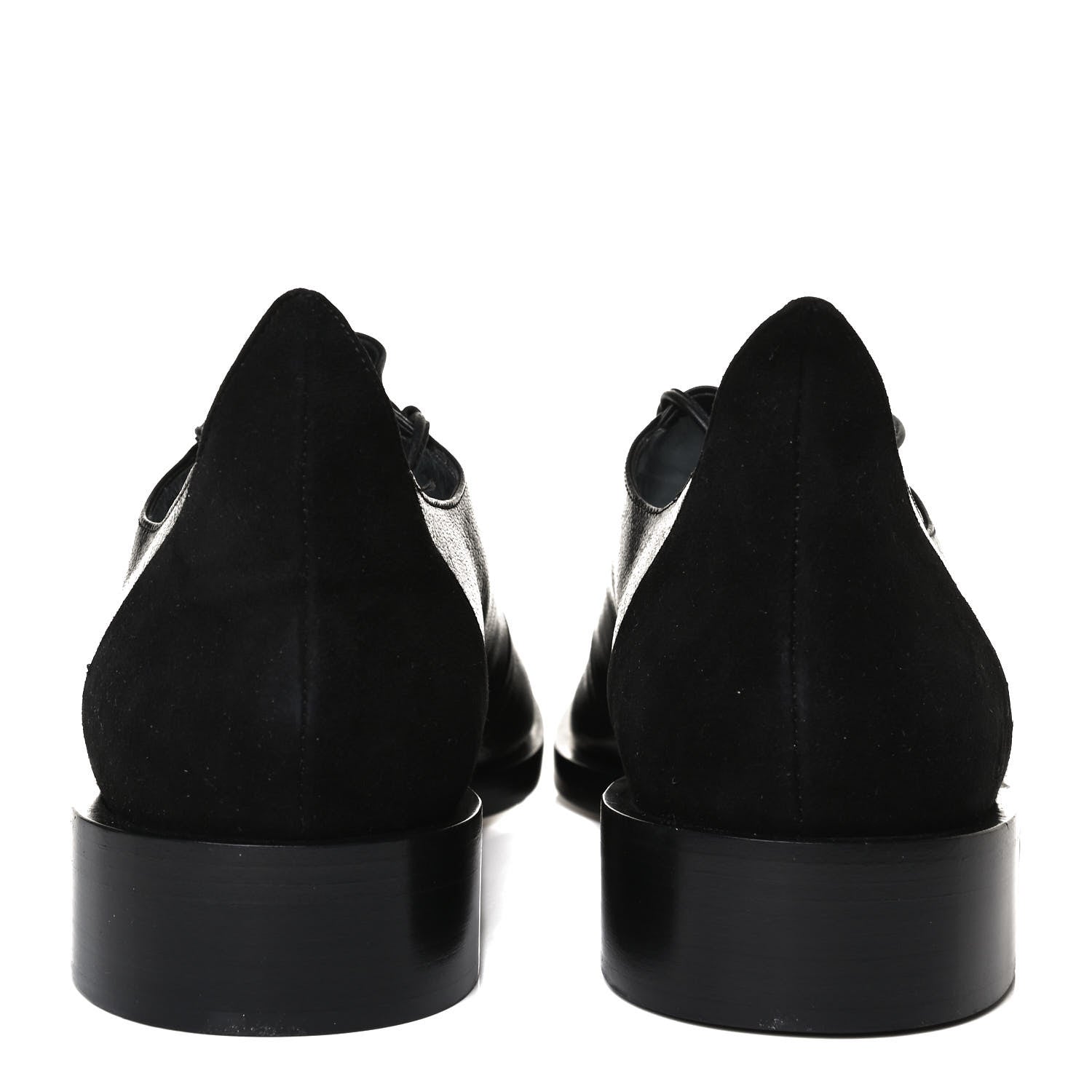 Givenchy Grained Calfskin Suede GV3 Derby Shoes 40 Black 6 of 16