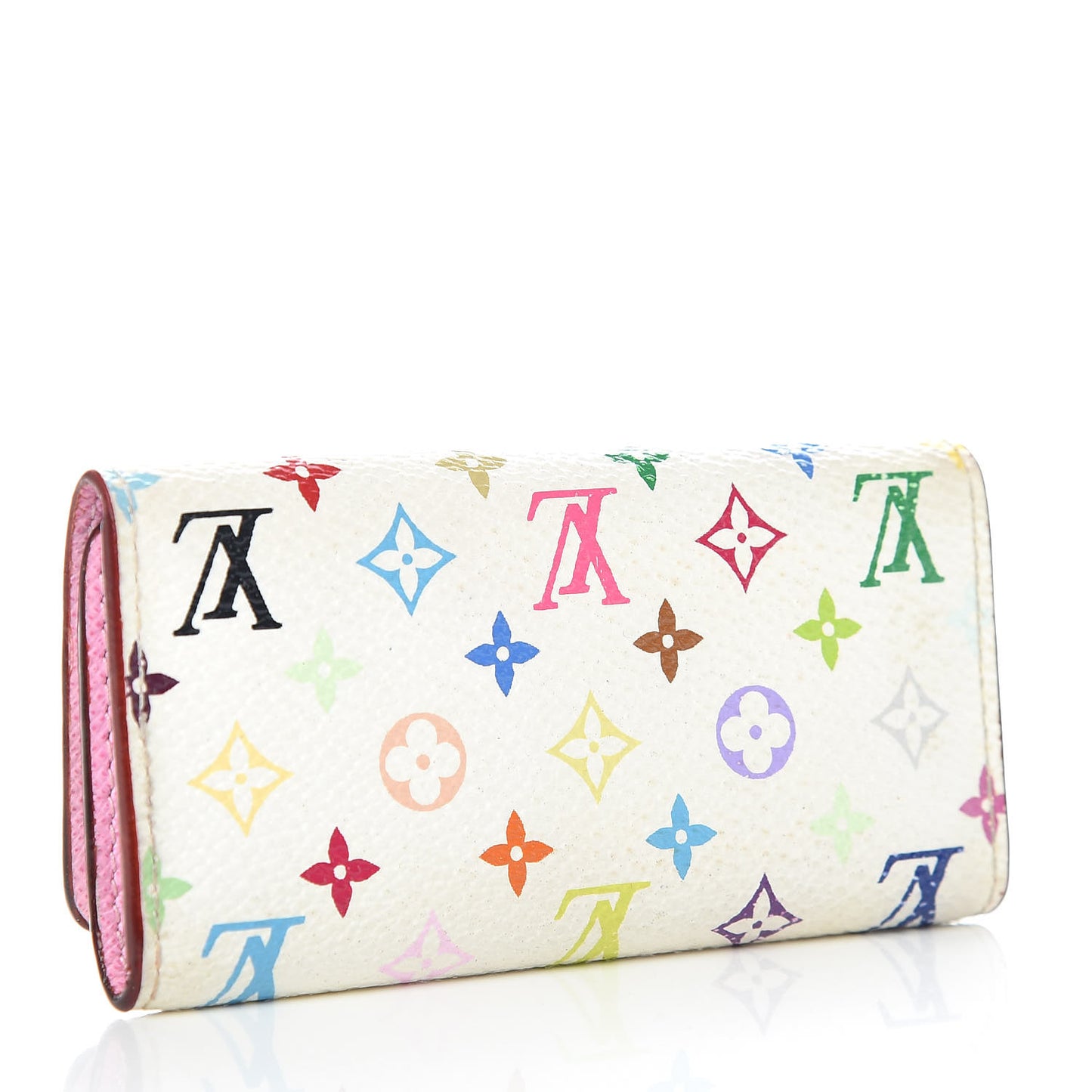 Monogram Multicolor Multicles 4 Key Holder White Litchi