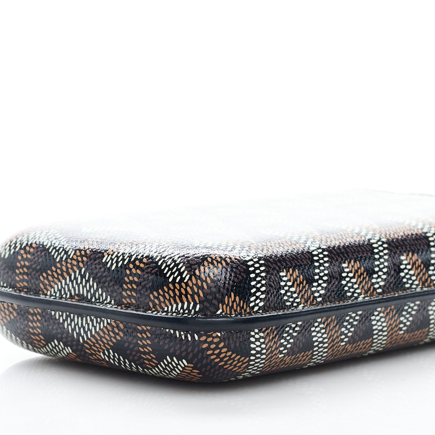 Goyardine Churchill 3 Cigar Case Black
