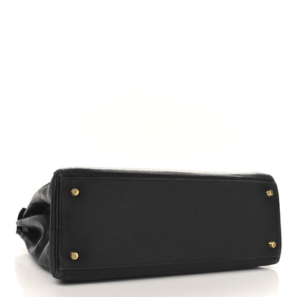 Hermes Evergrain Kelly Retourne 32 Black 4 of 21
