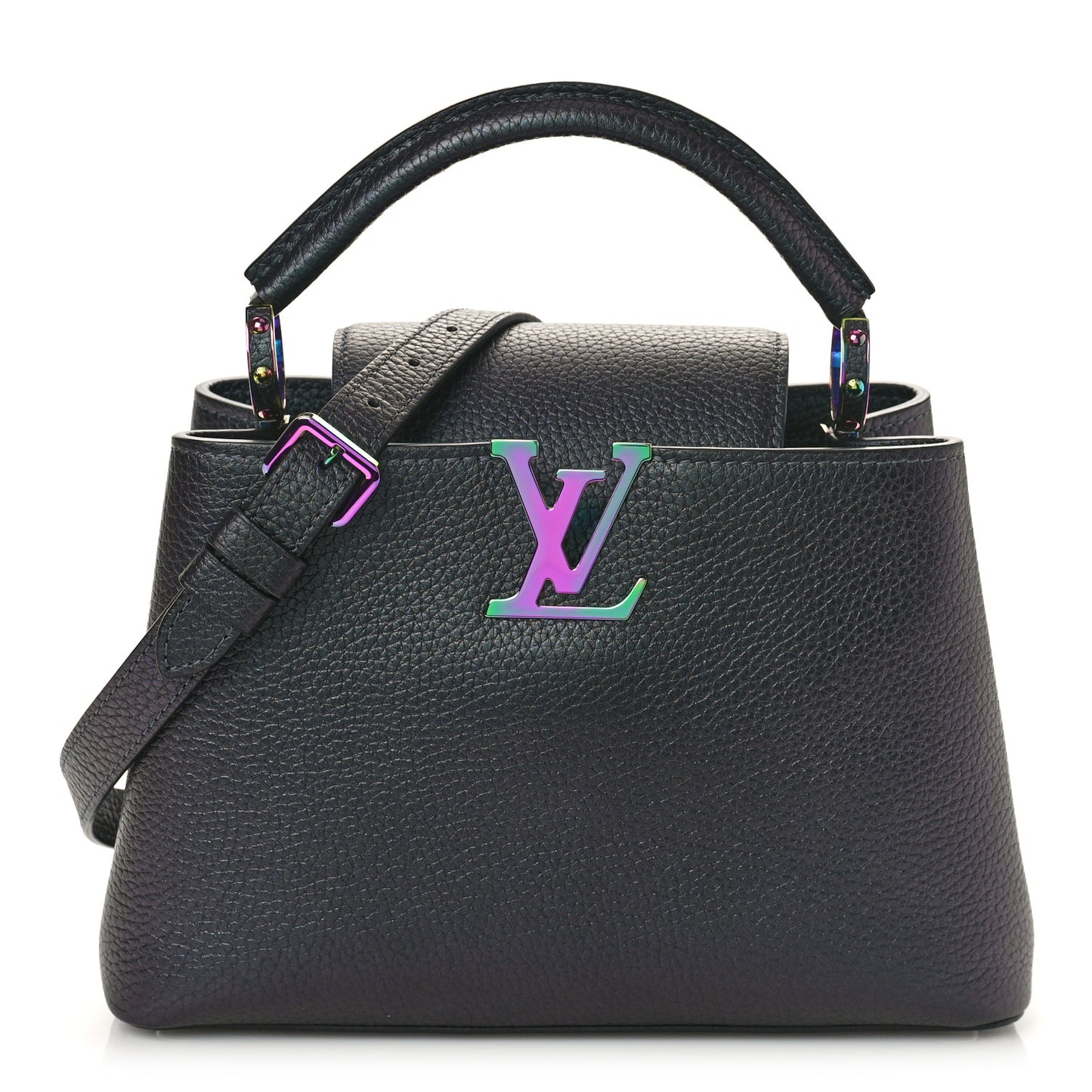 Taurillon Capucines BB Scarabeo Iridescent Black