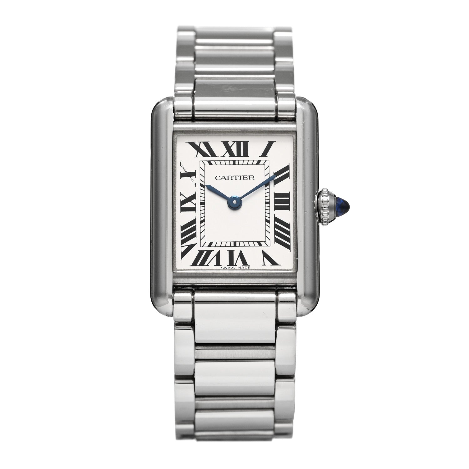 Cartier Stainless Steel 22mm Tank Must Quartz Watch 1 of 5