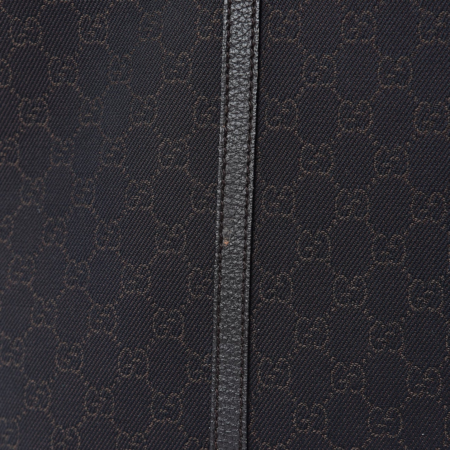 Denim Dollar Calfskin GG Monogram Large Joy Tote Brown