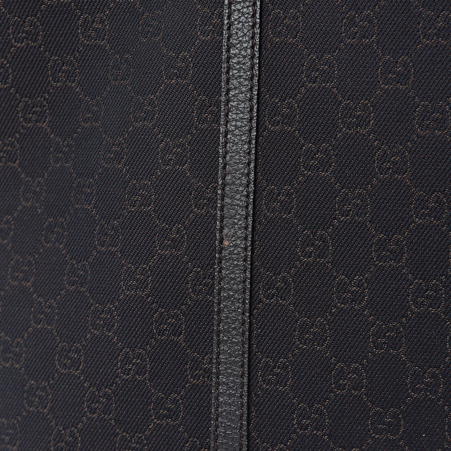 Gucci Denim Dollar Calfskin GG Monogram Large Joy Tote Brown 8 of 12