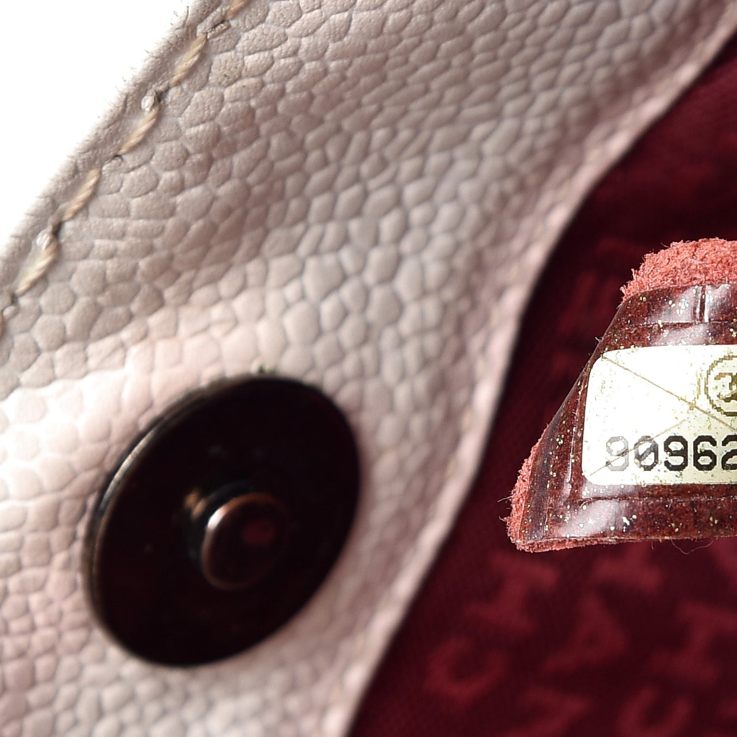 Caviar Square Quilted Shoulder Bag White