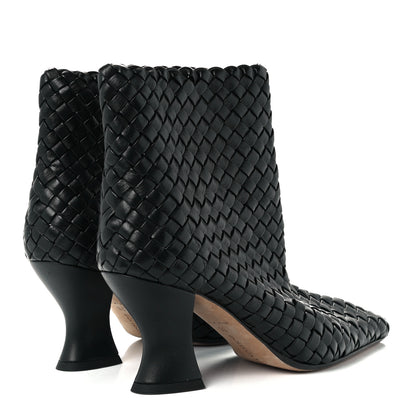Bottega Veneta Nappa Intrecciato Ankle Boots 36 Black 4 of 11