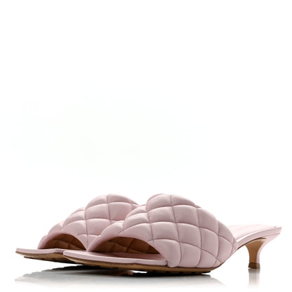 Bottega Veneta Nappa Padded Kitten Heel Mule Sandals 39 Cameo 4 of 12