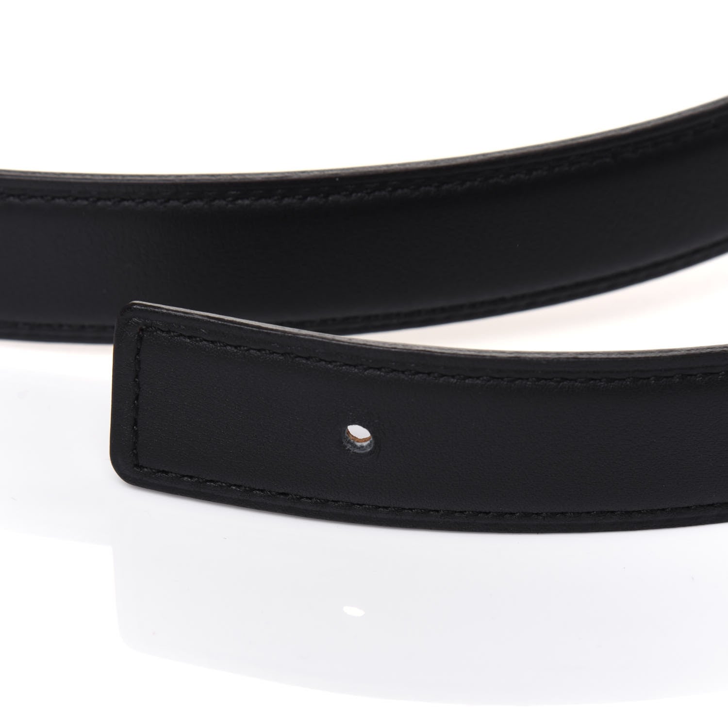 Hermes Swift Epsom 24mm Mini Constance Guilloche H Belt 90 Black Gold 7 of 8