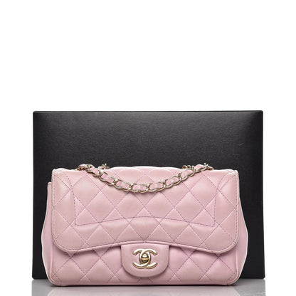 Chanel Lambskin Quilted Mini Mademoiselle Chic Flap Pink 17 of 17