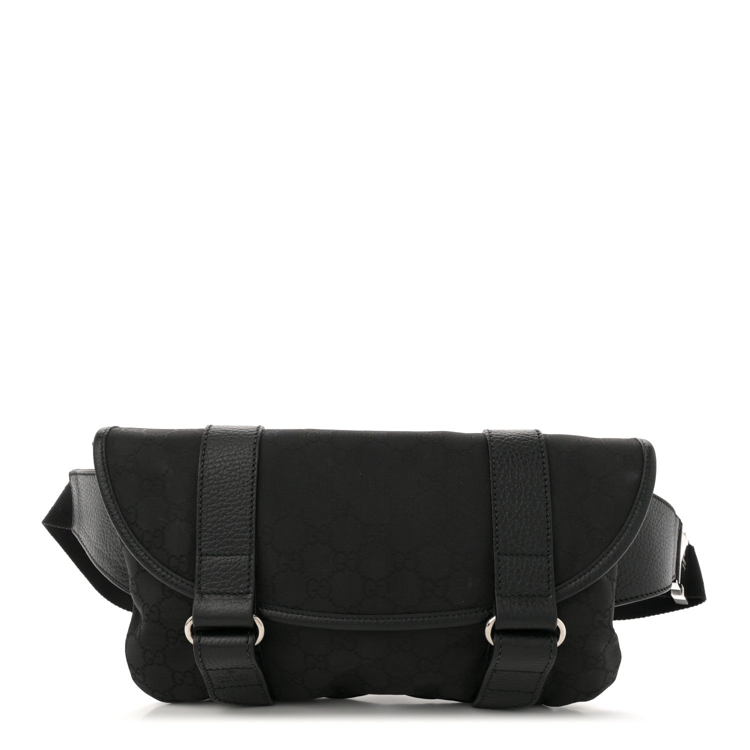 Gucci Nylon Monogram Waist Belt Bag  Black 1 of 10