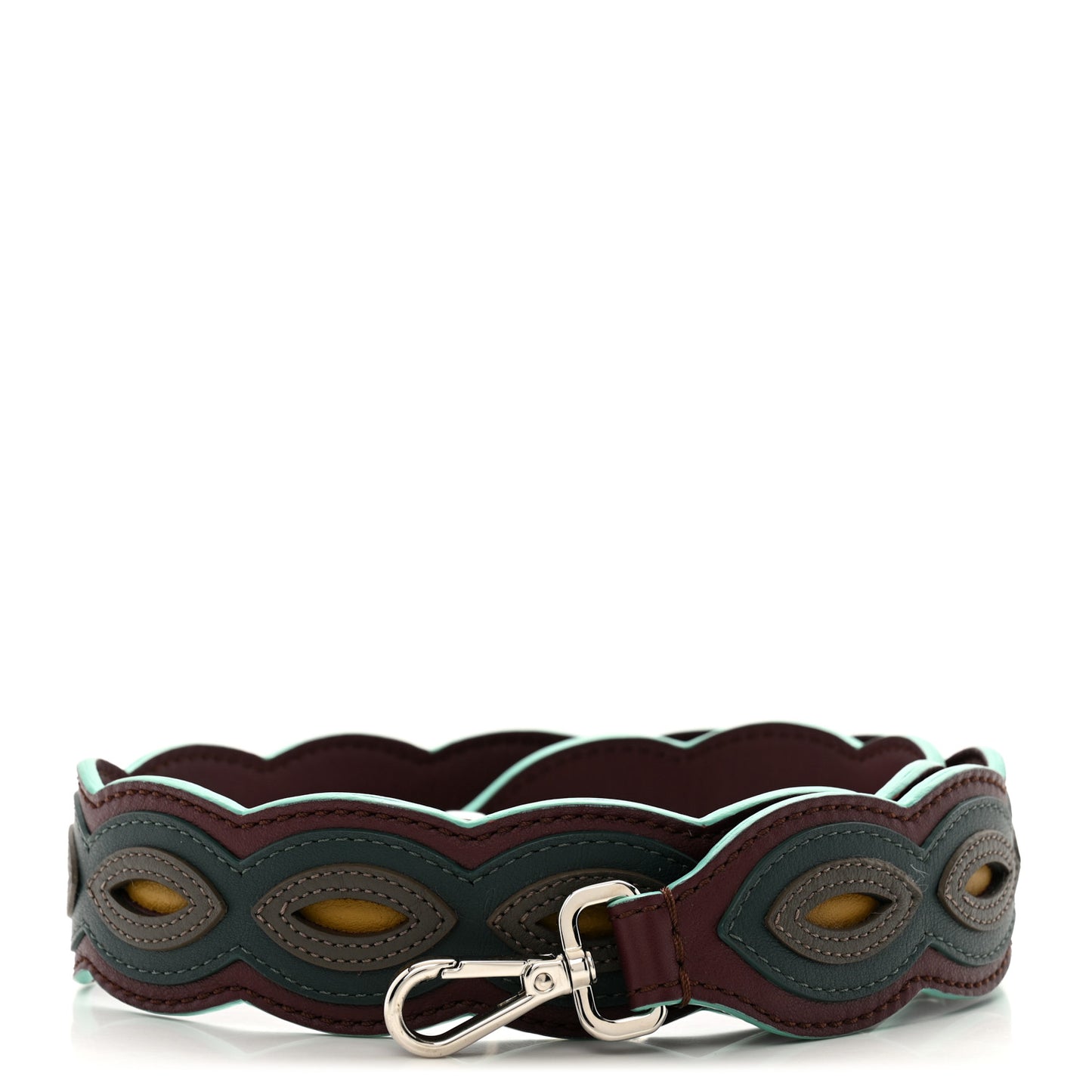 Vitello Dolce Scalloped Strap You Blue Purple Multicolor