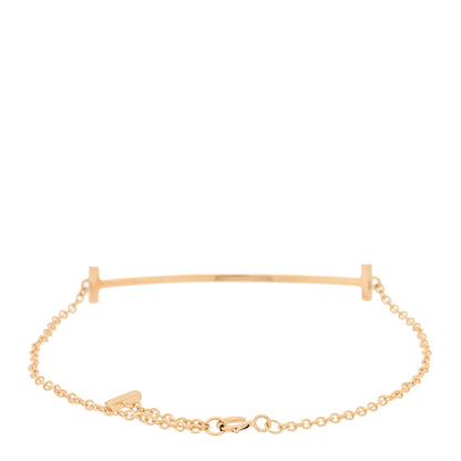 Tiffany 18K Yellow Gold T Smile Bracelet 2 of 3