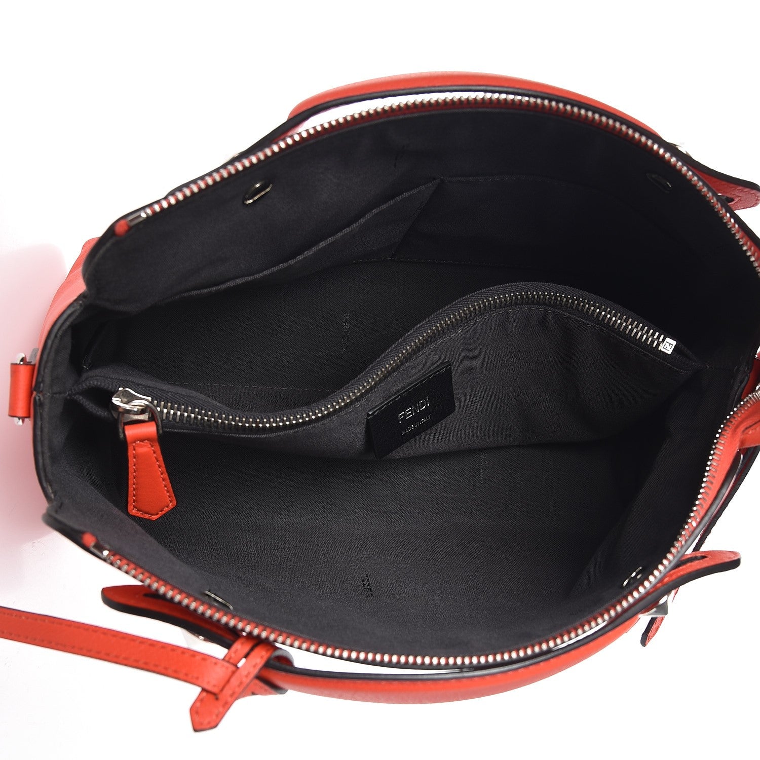 Fendi Vitello Dolce Medium By The Way Boston Bag Papavero 5 of 8
