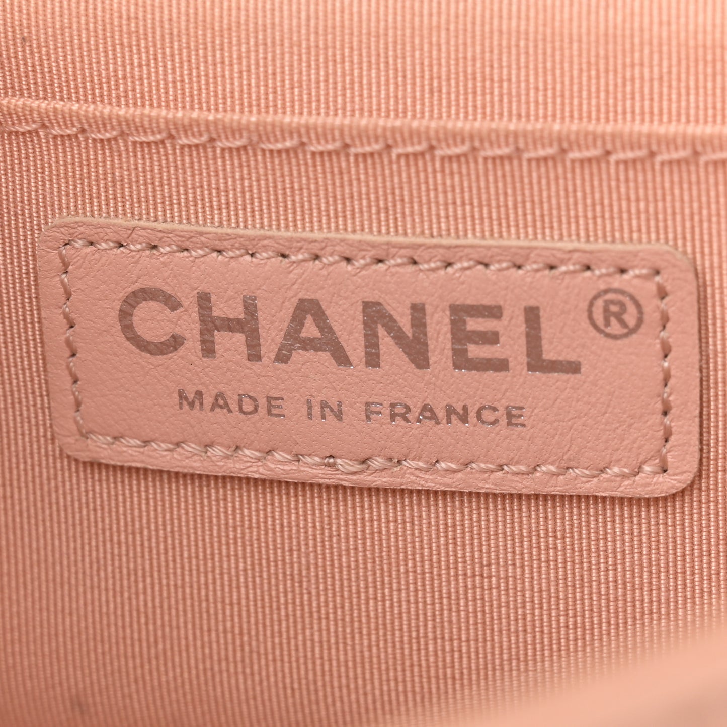 Caviar Chevron Quilted Small Single Flap Light Pink
