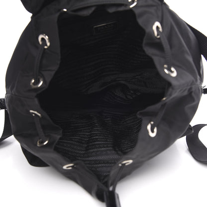 Prada Nylon Vela Medium Backpack Black 4 of 7