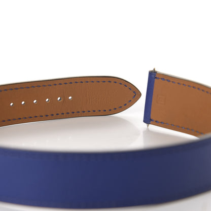 Hermes Swift Cape Cod Watch TGM Strap Bleu Electrique 3 of 5