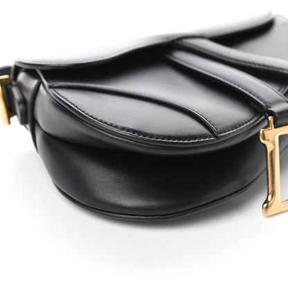 Christian Dior Calfskin Mini Saddle Bag Black 6 of 7