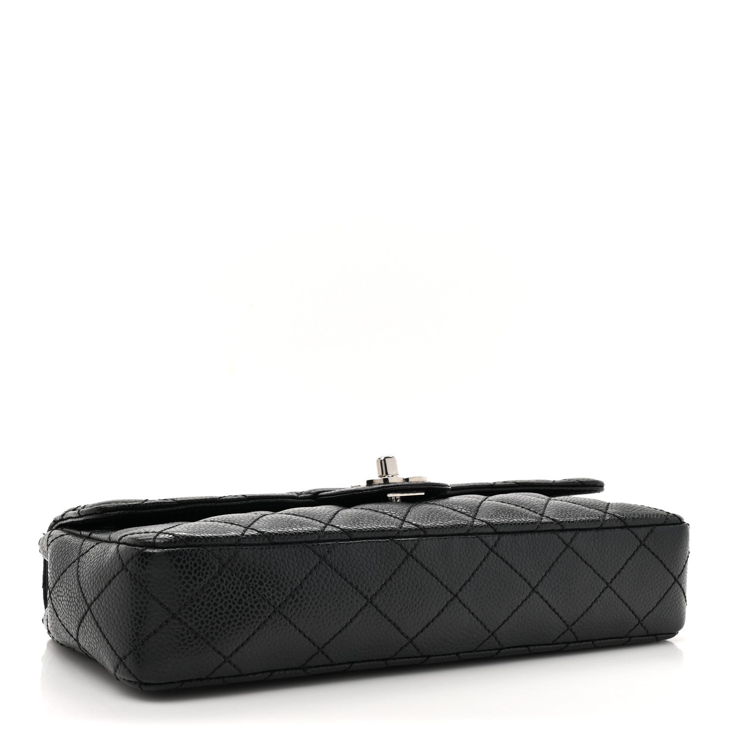 Chanel Caviar Quilted East West Flap Black 4 of 12