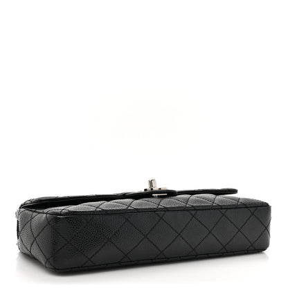 Chanel Caviar Quilted East West Flap Black 4 of 12
