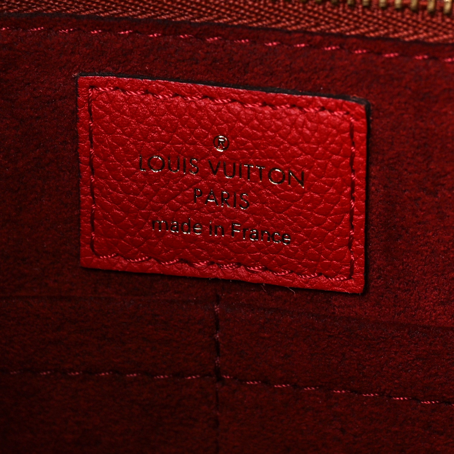 Louis Vuitton Calfskin Monogram Kimono Tote Cherry 7 of 9