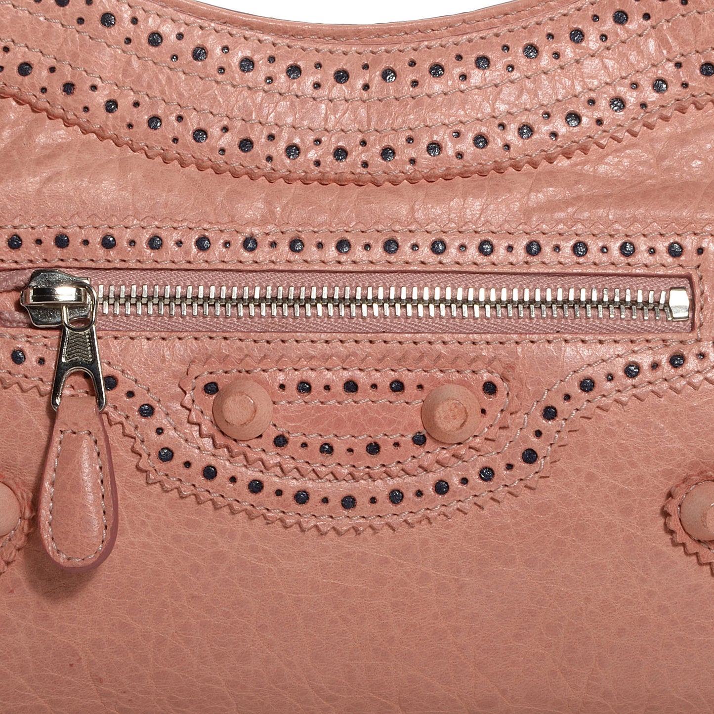 Agneau Giant Brogues Hardware Hip Vieux Rose