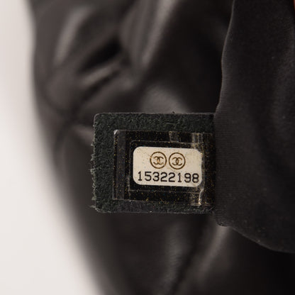 Chanel Lambskin Quilted Maxi 3 Flap Black 8 of 9